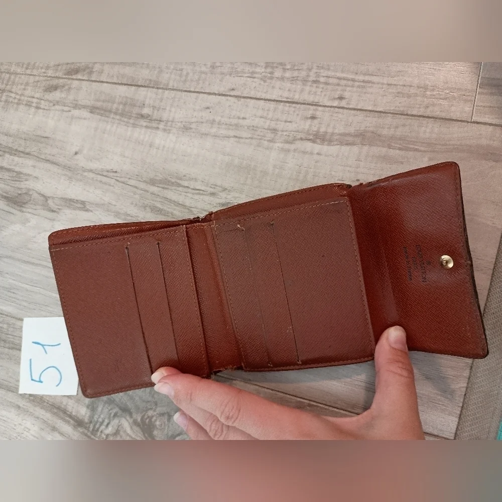 Louis Vuitton Monogram Portefeiulle Elise Trifold Wallet